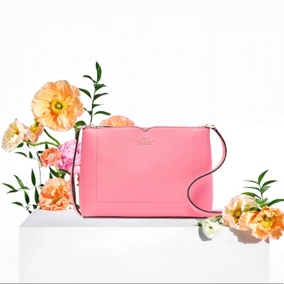 kate spade Bags Kate Spade Harlow Crossbody In Bright Blush Poshmark